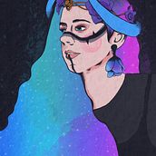 Meu projeto do curso: Técnicas de ilustração com aquarela digital . Desen digital de Desiree Elias - 07.28.2020