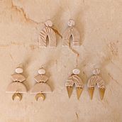 Pendientes Nativa Handmade. Een project van Craft y Sieradenontwerp van Araceli Muñoz - 27.06.2020