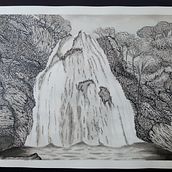 Cola de caballo . Een project van Traditionele illustratie y  Illustratie met inkt van Ariadne Flores - 28.07.2020