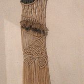 Mi Proyecto del curso: Introducción al macramé: creación de un tapiz decorativo. Macramé project by adrianasacks - 07.28.2020