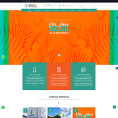 Website Rede Sustentabilidade DF. Desenvolvimento Web, e Web Design projeto de Guilherme Félix - 29.07.2020
