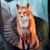 Zorro. Acr, and lic Painting project by Valentina Mendiburo - 07.29.2020