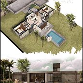 Mi Proyecto del curso: Ilustración digital de proyectos arquitectónicos. Interior Architecture project by Michelle Sandoval Herrera - 07.29.2020