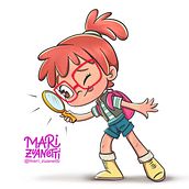 Meu projeto do curso: Design de personagens para animação com Photoshop. Character Design, and Traditional illustration project by Mari Zuanetti - 07.29.2020