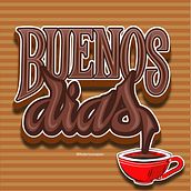 Buenos Días!. Lettering, e Lettering digital projeto de federico capón - 27.07.2020