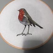 Mi Proyecto del curso: Pintar con hilo: técnicas de ilustración textil. Un progetto di Ricamo di Ibone Elorriaga - 29.07.2020