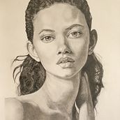 Mi Proyecto del curso: Retrato realista con lápiz de grafito Ein Projekt aus dem Bereich Bleistiftzeichnung, Porträtzeichnung und Traditionelle Illustration von Sandra Ligabue - 31.07.2020