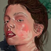 Mi Proyecto del curso: Retrato ilustrado con Procreate. Digital Illustration, and Oil Painting project by Hilario Suárez - 07.30.2020