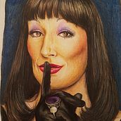Mi Proyecto del curso:  Retrato realista con lápices de colores. Realistic Drawing project by Miss Doubts - 07.30.2020