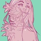 Mujeres, plantas y emociones. Digital Illustration project by Melisa Labra - 09.30.2019