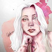 Mi Proyecto del curso: Retrato ilustrado con Procreate.  project by Raquel Bertrán - 10.04.2020