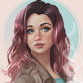 Super happy with my final project!. Character Design, Digital Drawing, Digital Illustration, Digital Painting, Drawing, Traditional illustration, and Portrait Drawing project by Stephanie Shimerdla - 07.31.2020