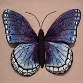 Butterfly Blue . Bordir proyek oleh Amanda Hendrickson - 09.11.2020