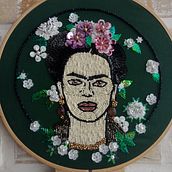Bordado FRIDA. Een project van Borduurwerk van Maria Beatriz Leal Roorda - 31.07.2020