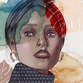 My project in Illustrated Portraits with Procreate course. Digital Drawing, and Portrait Drawing project by lau_mcr - 07.31.2020