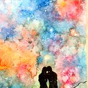 Love is the brightest star. Fine Arts project by Gemma Oliveras - 07.31.2020