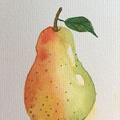 Pêra Ein Projekt aus dem Bereich Botanische Illustration von Daise Morais - 31.07.2020