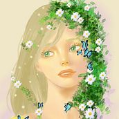 My project in Digital Fantasy Portraits with Photoshop course. Digital Illustration project by Amethyst Patula - 07.31.2020