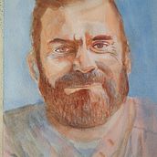 Mi Proyecto del curso: Retrato artístico en acuarela . Arte plastice de José Cardoso - 07.31.2020