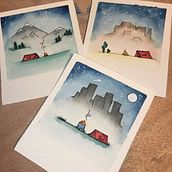 The Red Tent . % Ariel Lynn tarafından hazırlanan Geleneksel illüstras, on, Mürekkep İllüstras, onu, Sulubo, Ve a Resim projesi - 07.31.2020