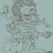 Fantasy character sketch. Character Design, Concept Art, and Digital Illustration project by Miguel Colina - 08.02.2020