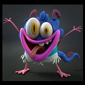 Personaje Bunsen Monster  Ein Projekt aus dem Bereich 3D und Design von 3-D-Figuren von Luis Hernandez - 08.08.2018