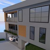 Projeto residência 300m². 3D, and Architecture project by Jeniffer Degli - 02.20.2019