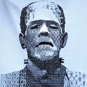 Franky mi proyecto del curso: Introducción al bordado en blackwork. Un progetto di Ricamo, Cucito e Disegno di ritratti di Mary Paullada - 01.08.2020