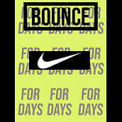 Nike Bounce Poster. Un proyecto de Tipografía de Nathaniel Sullivan - 01.08.2020
