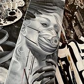 Covid19 . Un proyecto de Animación, Arte urbano, Artesanía, Concept Art y Dibujo artístico de Sara Pereira Riveiro - 02.08.2020