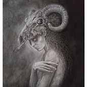 MEDEA. Un proyecto de Bellas Artes, Bocetado, Concept Art, Dibujo, Dibujo a lápiz, Dibujo artístico, Dibujo de Retrato, Dibujo realista e Ilustración tradicional de Brayan Torres - 02.08.2020