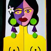 Mi Proyecto del curso: Papercut: ilustrando con capas de papel "Amor Propio".  project by Dinarda Garcés Rivera - 08.02.2020