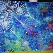 Mi Galaxia. Ilustração tradicional projeto de Vanesa - 02.08.2020