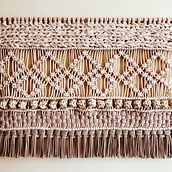 Meu projeto do curso: Introdução ao macramê: criação de um tapete decorativo. Macramé project by Ana Romualdo - 08.02.2020