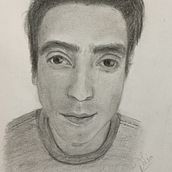 Mi Proyecto del curso: Retrato realista con lápiz de grafito. Sketching project by Dalia Ibarra - 08.02.2020