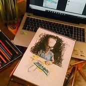 Algunos trabajos. Drawing, Pencil Drawing, Artistic Drawing, Portrait Drawing, Traditional illustration, Ink Illustration, Painting, Watercolor Painting, Acr, and lic Painting project by Román Giannecchini - 08.03.2020
