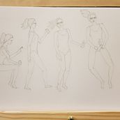Mi Proyecto del curso: Dibujo anatómico para principiantes. Sketching project by Daniela Fernandez - 08.03.2020