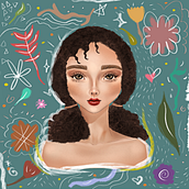 My project in Digital Fantasy Portraits with Photoshop course. Design de personagens e Ilustração digital projeto de Isabella S - 05.08.2020