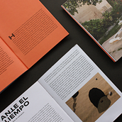 ANTE EL TIEMPO. Br, ing, Identit, and Editorial Design project by Fran Romero - 08.03.2020