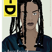 Ilustração vetorial - Capa de revista Rihanna. Een project van Vectorillustratie van Maria Benvinda - 03.08.2020