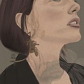 CARLA Retrato ilustrado con Procreate.  project by infomarketingveronica - 08.03.2020