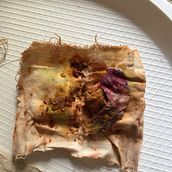 Mi Proyecto del curso: Teñido textil con pigmentos vegetales. . Embroider, and Creativit project by Raquel Biciego Sanchez - 08.03.2020
