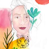 Mi Proyecto del curso: Retrato ilustrado en acuarela.  project by Robson Alves da Silva - 08.04.2020