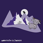 Montain Climbers. Vector Illustration project by Victor Heder - 08.01.2020