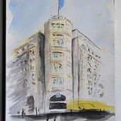 My project in Architectural Sketching with Watercolor and Ink. Watercolor Painting project by Katrin - 08.04.2020