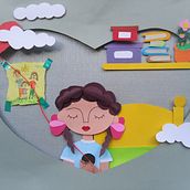 O dia que... meu pai saiu de casa. Children's Illustration project by Cristiane Freitas - 08.05.2020