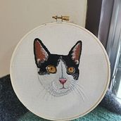 Mi Proyecto del curso: Needle painting para principiantes. Simplemente ame este curso, gracias Vale!!!. Embroider project by Laura Miranda Miranda - 08.05.2020