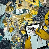 Graffiti Wall. Traditional illustration, Ink Illustration, and Digital Illustration project by Jilipollo - 08.05.2020