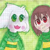 Chara y Asriel  . Un projet de Dessin de Diana Paola Cardenas Patiño - 05.08.2020