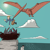Dinosaurios. Traditional illustration project by Francisco Barreto garcía - 08.05.2020